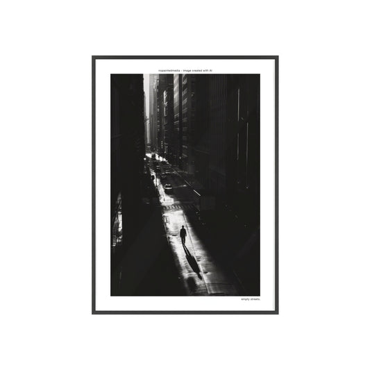 Fotodruck: "Empty Streets"