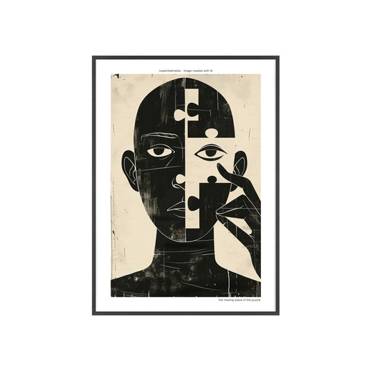 Fotodruck: "The Missing Piece of the Puzzle"